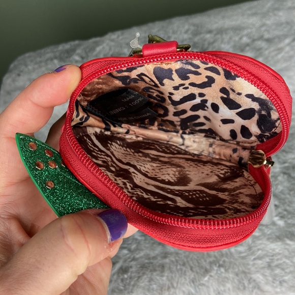 Sharif Apple Key Chain Coin Purse - Picture 7 of 9